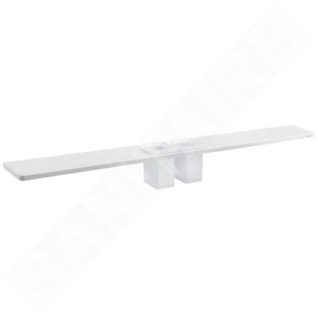 Sapho Abeline - Étagère avec verres, 100 cm, blanc mat AE102-0101-01