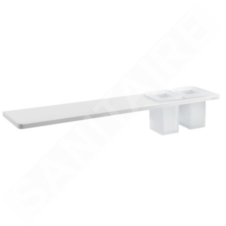 Sapho Abeline - Étagère avec verres, 60 cm, blanc mat AE602-0101-01