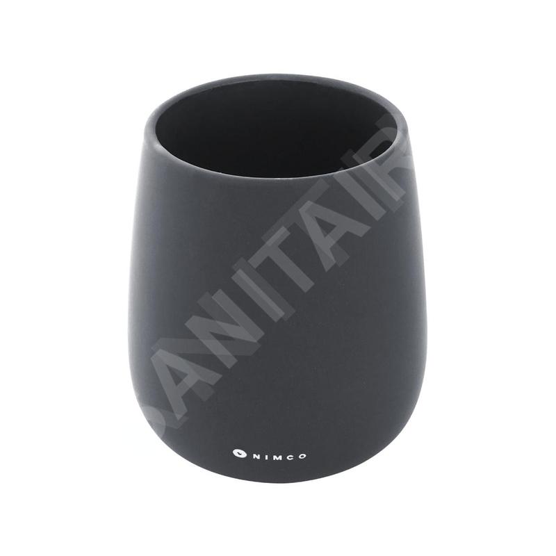 Nimco Tabo - Porte-brosse à dents et dentifrice à poser, noir TA 3158-90