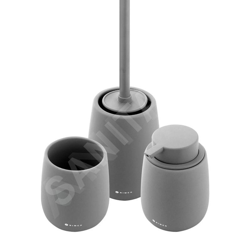 Nimco Tabo - Ensemble d'accessoires de salle de bains, gris foncé TA SET-08 Nimco Tabo - Ensemble d'accessoires de salle de bains, gris foncé TA SET-08