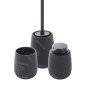 Nimco Tabo - Ensemble d'accessoires de salle de bains, noir TA SET-90
