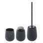 Nimco Tabo - Ensemble d'accessoires de salle de bains, noir TA SET-90
