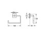 Grohe Start Cube - Porte-serviettes, noir mat 409752430