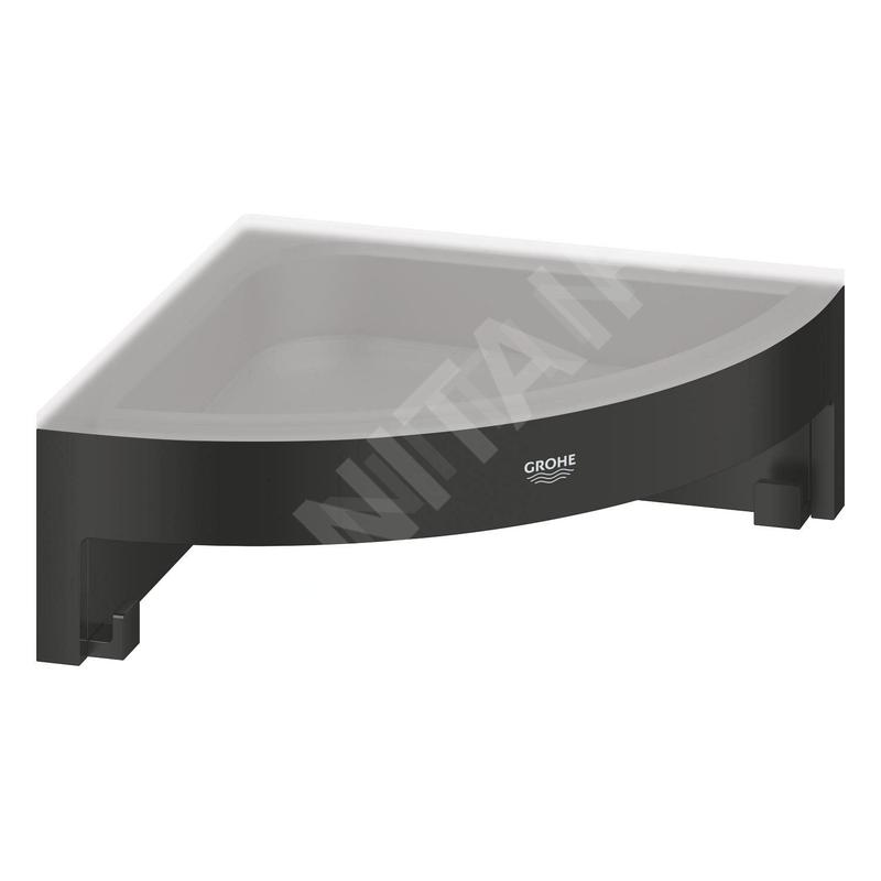 Grohe QuickFix Start Cube - Tablette d'angle, noir mat 411062430 Grohe QuickFix Start Cube - Tablette d'angle, noir mat 411062430