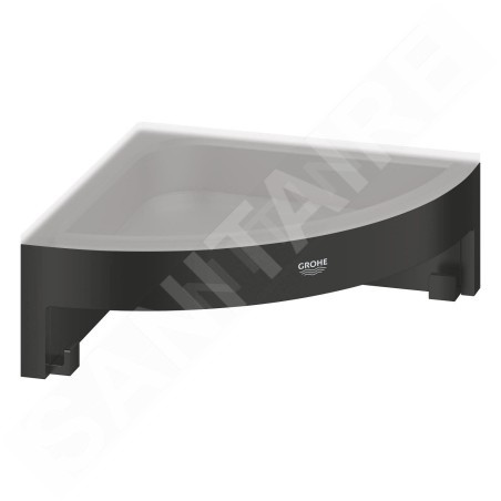 Grohe QuickFix Start Cube - Tablette d'angle, noir mat 411062430