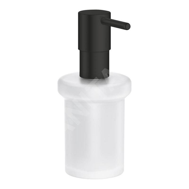 Grohe QuickFix Start - Distributeur de savon, verre/noir mat 411882430