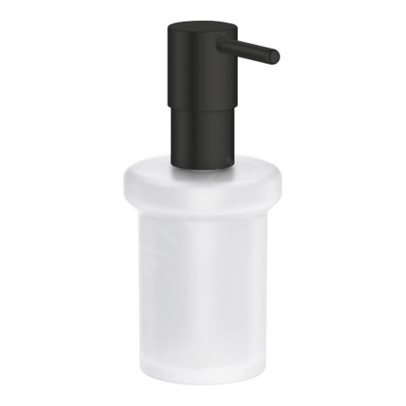 Grohe QuickFix Start - Distributeur de savon, verre/noir mat 411882430
