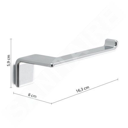 Sapho Gedy Il Giglio - Porte-papier toilette, chrome A92413
