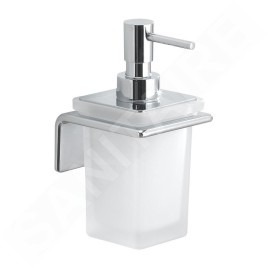 Sapho Gedy Il Giglio - Distributeur de savon avec support, verre dépoli/chrome A98113