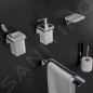 Sapho Gedy Il Giglio - Distributeur de savon avec support, verre dépoli/chrome A98113