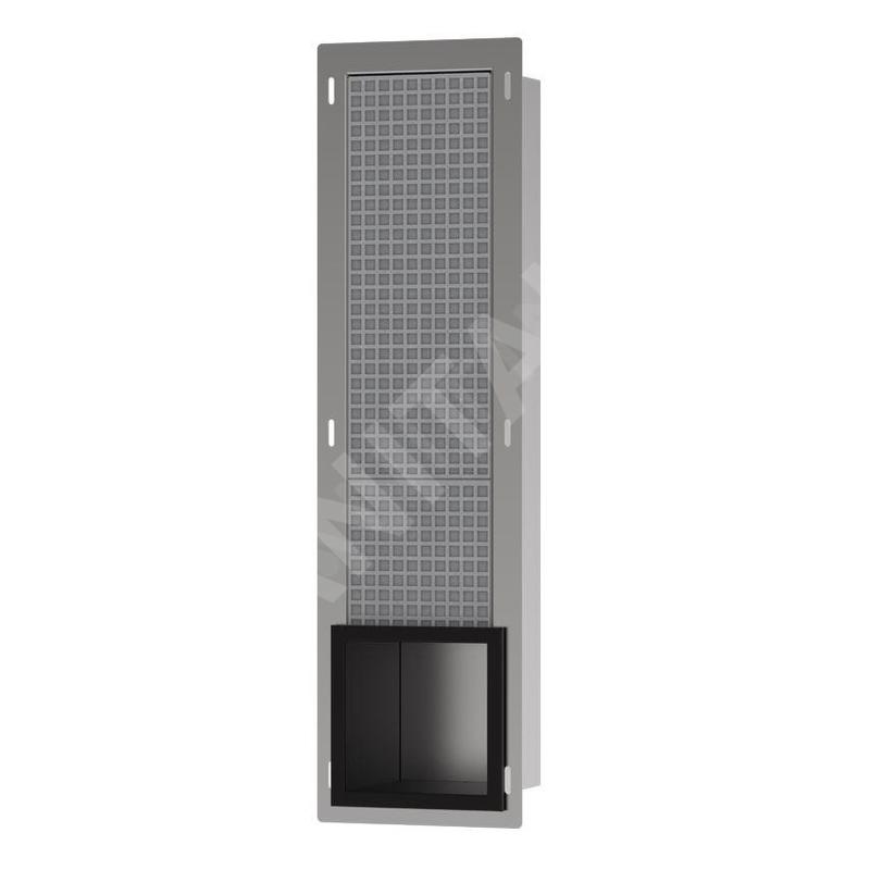 Hansgrohe XtraStoris Original - Porte-papier toilette encastré, noir mat 56058670