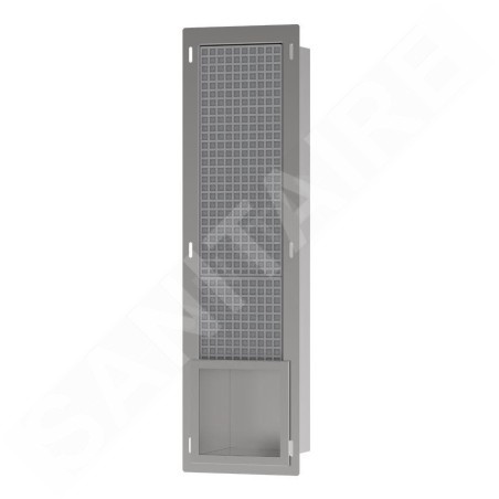 Hansgrohe XtraStoris Original - Porte-papier toilette encastré, acier brossé 56058800