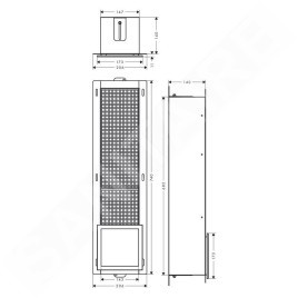 Hansgrohe XtraStoris Original - Porte-papier toilette encastré, acier brossé 56058800