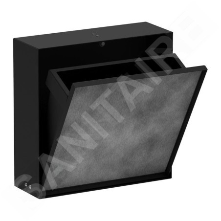 Hansgrohe XtraStoris Rock - Poubelle à encastrer 4 L, noir mat 56089670