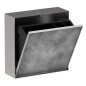 Hansgrohe XtraStoris Rock - Poubelle à encastrer 4 l, acier brossé 56089800