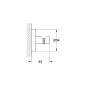 Grohe Essentials - Patère pour peignoir, chrome 40364001 Grohe Essentials - Patère pour peignoir, chrome 40364001