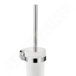 Hansgrohe Logis Universal - Brosse de toilette avec support, verre/chrome 41722000