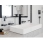 Hansgrohe AddStoris - Porte-verre pour brosse à dents et dentrifrice avec support, verre mat / noir mat 41749670