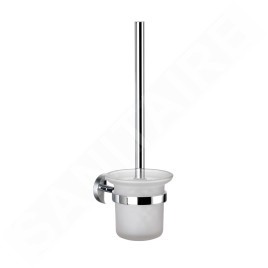 kielle Oudee - Brosse WC murale avec support, verre mat/chrome 40502000