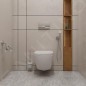 kielle Oudee - Porte-papier toilette avec couvercle, chrome 40402000