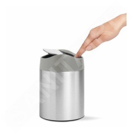 Simplehuman Poubelles - Mini poubelle de table, 1,5 l,  inox brossé CW2084