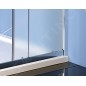 Polysan Easy Line - Cabine de douche 900 x 900 mm, aluminium poli/verre Brick EL5138