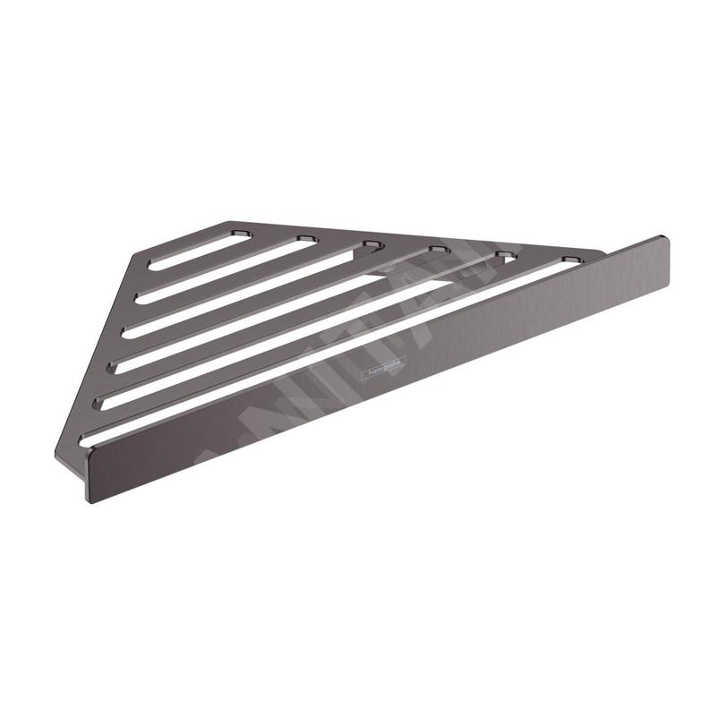 Hansgrohe AddStoris - Étagère d'angle, chrome noir brossé 41741340