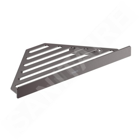 Hansgrohe AddStoris - Étagère d'angle, chrome noir brossé 41741340