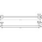 Hansgrohe Logis Universal - Porte-serviettes, longueur 600 mm, chrome 41716000