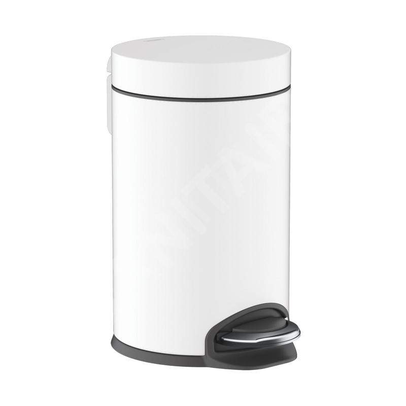 Hansgrohe AddStoris - Poubelle 3 l, Soft Close, blanc mat 41775700