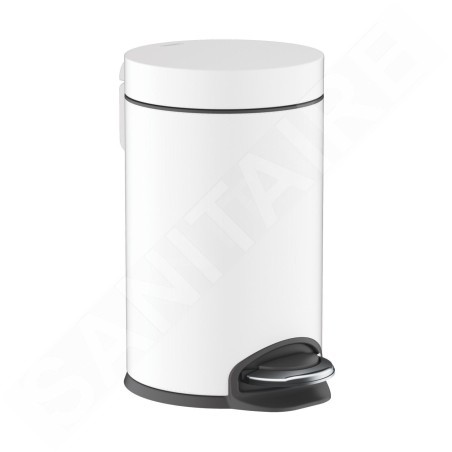 Hansgrohe AddStoris - Poubelle 3 l, Soft Close, blanc mat 41775700