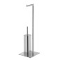 Sapho Accessoires de salle de bains Gedy - Porte papier-toilette et brosse WC, chrome 133213