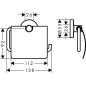 Hansgrohe Logis Universal - Porte papier toilette, chrome 41723000