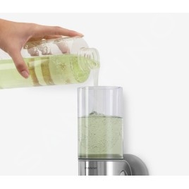Simplehuman Accessoires de salle de bains - Distributeur de savon liquide avec support, 444 ml, inox brossé BT1034