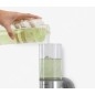 Simplehuman Accessoires de salle de bains - Distributeur de savon liquide avec support, 444 ml, inox brossé BT1034
