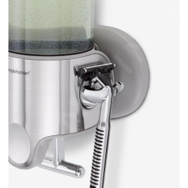 Simplehuman Accessoires de salle de bains - Distributeur de savon liquide avec support, 444 ml, inox brossé BT1034