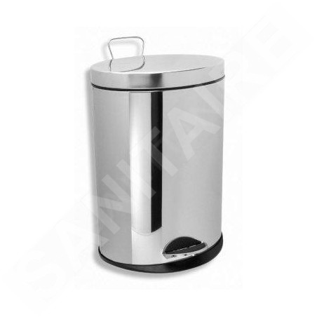 Novaservis Accessoires de salles de bain - Poubelle ronde de 5l, chrome 6160,0
