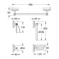 Grohe Essentials - Ensemble d’accessoires pour salle de bains 5 en 1, chrome 40344001
