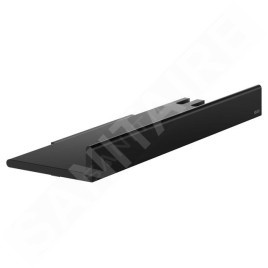 Keuco Reva - Étagère avec raclette, longueur 350 mm, noir mat 12859370000
