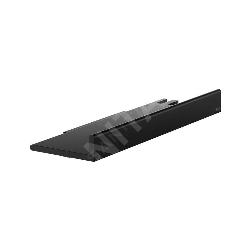 Keuco Reva - Étagère avec raclette, longueur 350 mm, noir mat 12859370000