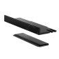 Keuco Reva - Étagère avec raclette, longueur 350 mm, noir mat 12859370000