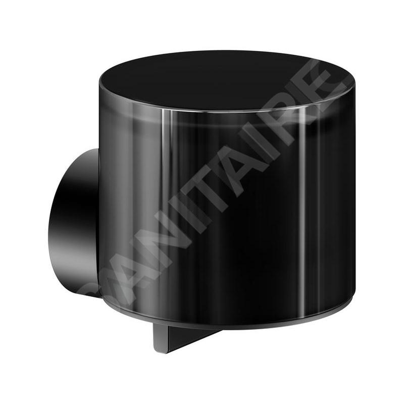 Keuco Reva - Distributeur de savon avec support, noir mat 12852379000