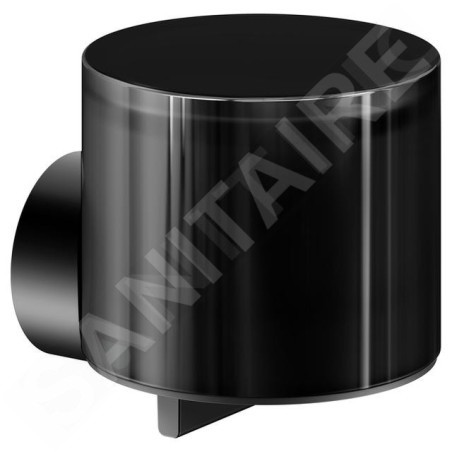 Keuco Reva - Distributeur de savon avec support, noir mat 12852379000