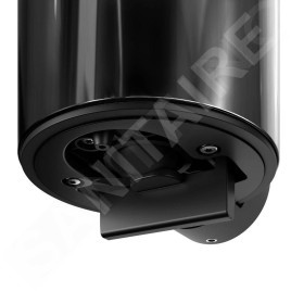 Keuco Reva - Distributeur de savon avec support, noir mat 12852379000