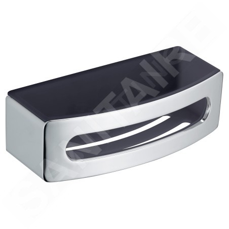 Keuco Elegance - Étagère, longueur 239 mm, anthracite/chrome 11658010001