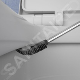 Sapho Accessoires de salle de bains Gedy - Brosse WC mural avec support, inox 683338