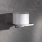 Keuco Edition 400 - Distributeur de savon avec support, 150 ml, verre dépoli/chrome 11552019000