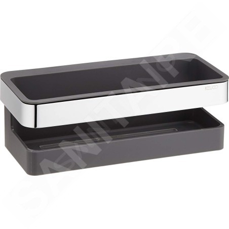 Keuco Collection Moll - Étagère, longueur 240 mm, anthracite/chrome 12758010001