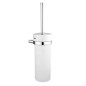 Nimco Bormo - Balayette de toilette avec support, blanc/ chrome BR 11094K-26