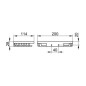 Keuco Accessoires de salle de bains - Tablette en fil de fer 200x114 mm, chrome 24942010000